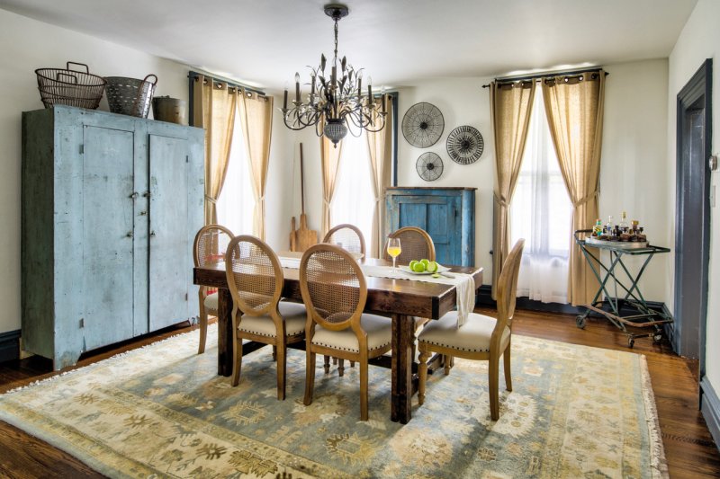 Vintage Farmhouse Dining room, Upstate NY