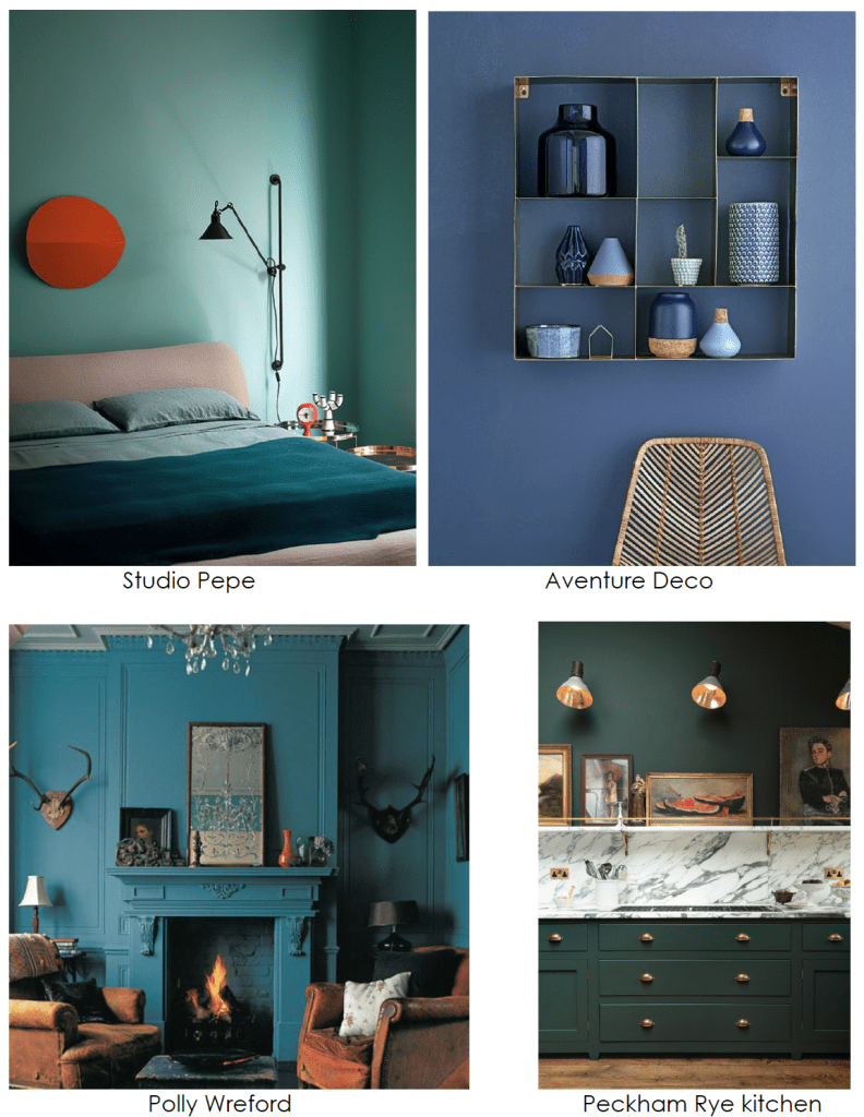 design trends blue and green