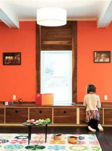 How to choose paint color with wood trim