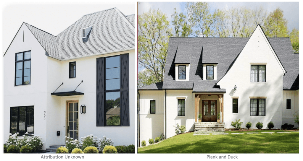 Modern Farmhouse exterior colors 2021 trend
