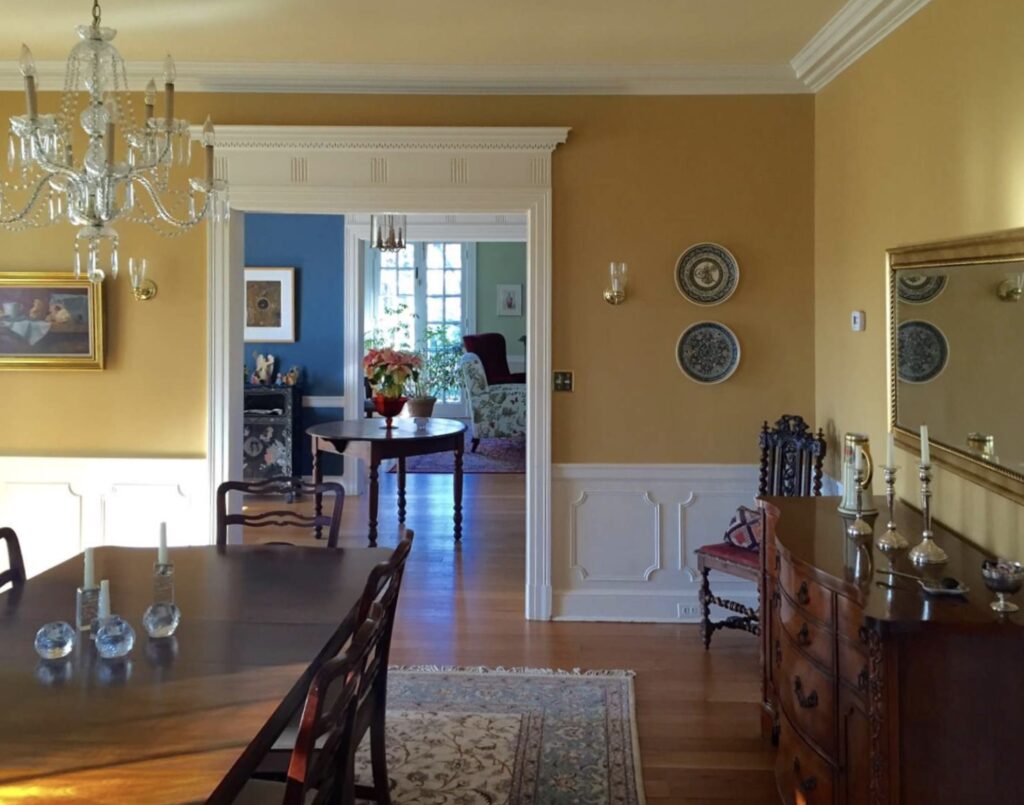 a colonial mustard paint color