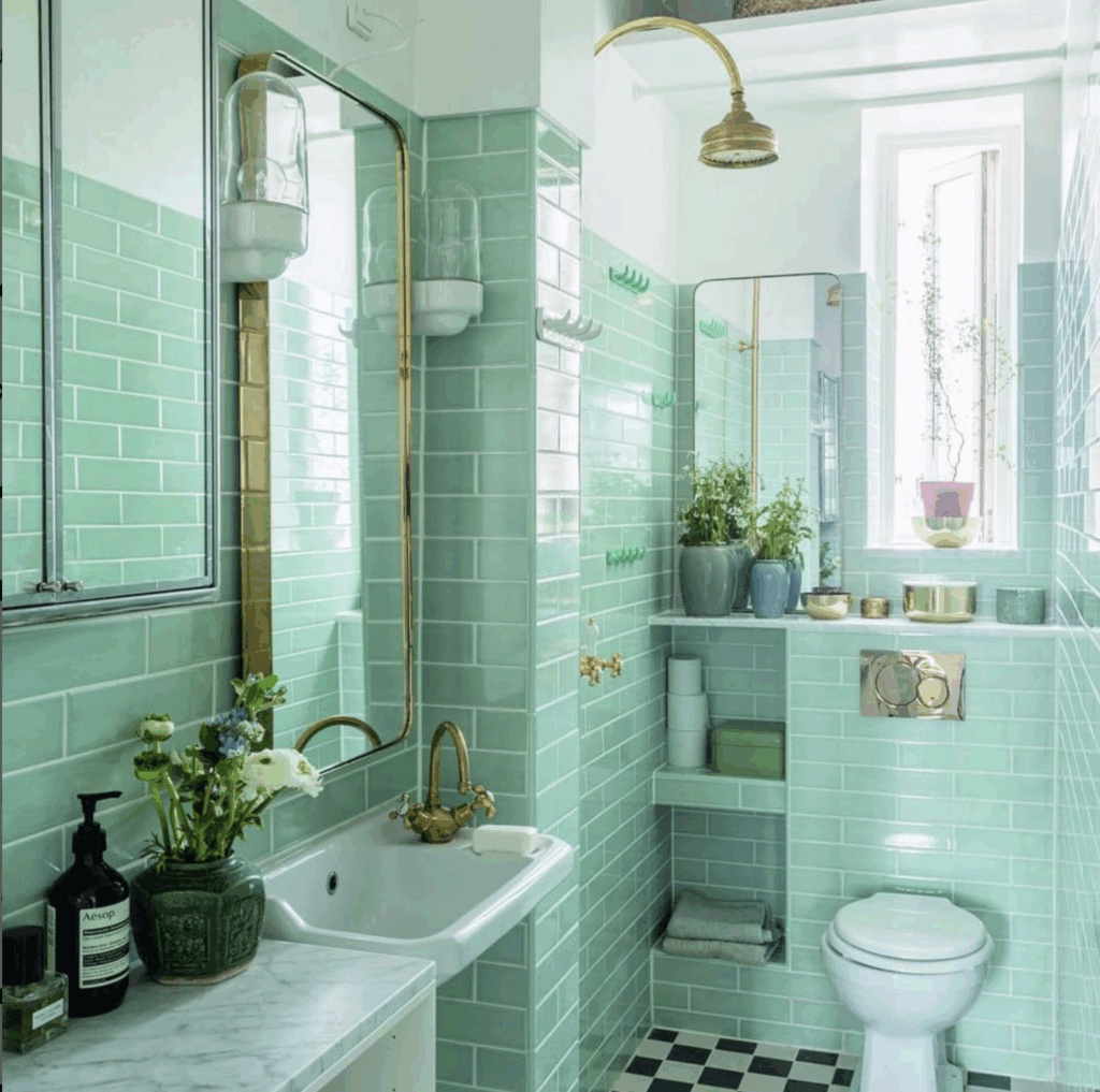 2026: vintage bathrooms