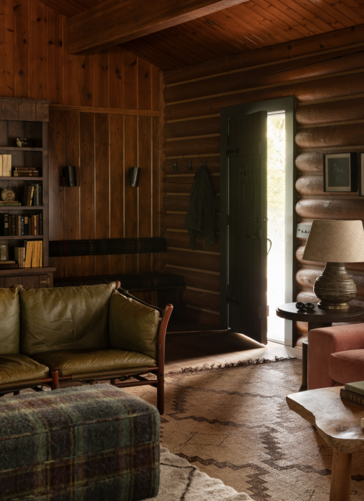 woolens, leather, layered rugs