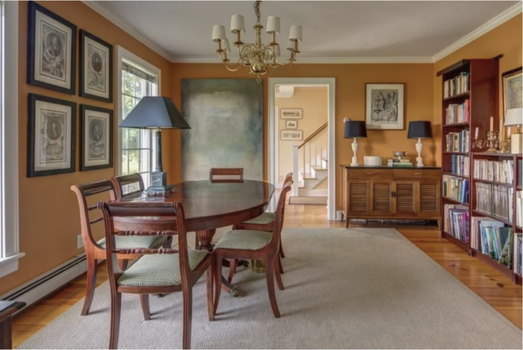 Using orange for a dining Room